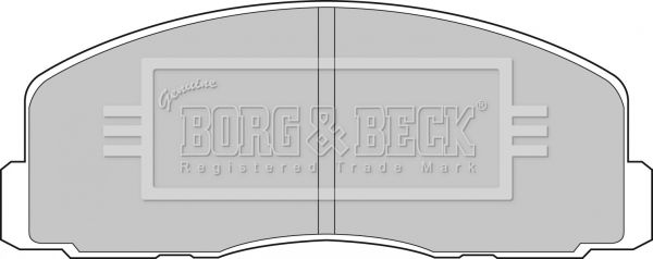 BORG & BECK Bremžu uzliku kompl., Disku bremzes BBP1262